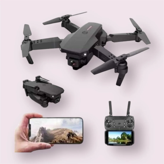 Digi E88 Pro Drone with HD Camera, Foldable & Lightweight, Altitude Hold