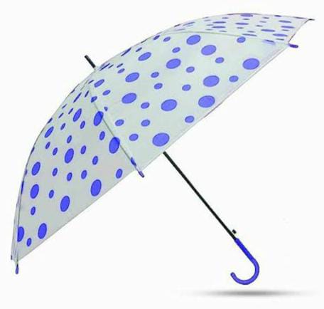 Polka Dot Pattern Umbrella with Lightweight and Portable Design