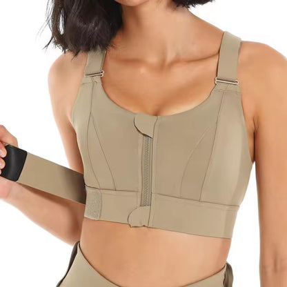 Premium Performance Front Zipper Sports Bra
