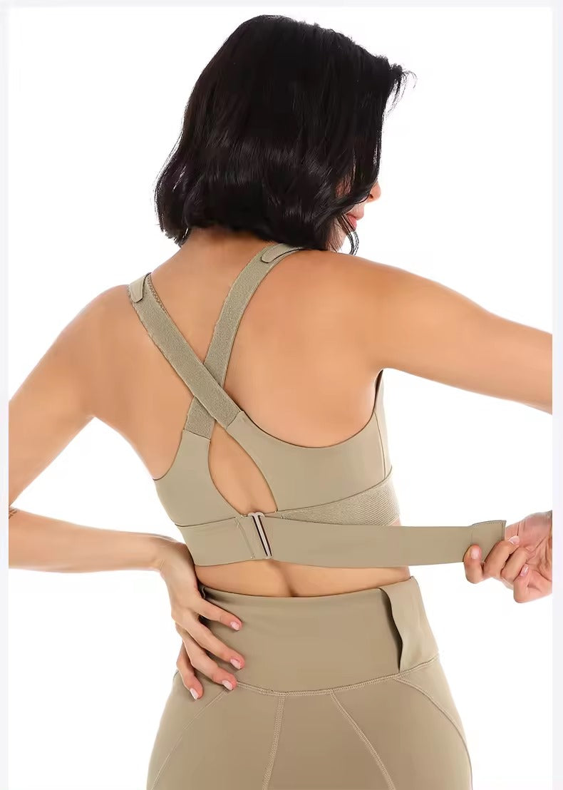 Premium Performance Front Zipper Sports Bra