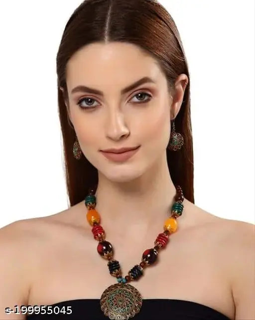 Beads long Jewelry set