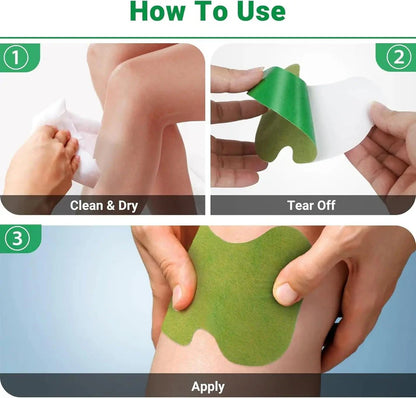 🌿 Herbal Pain Relief Knee Patches