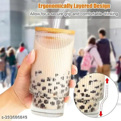 Tumbler Set of 1 with Bamboo Lid and Straw