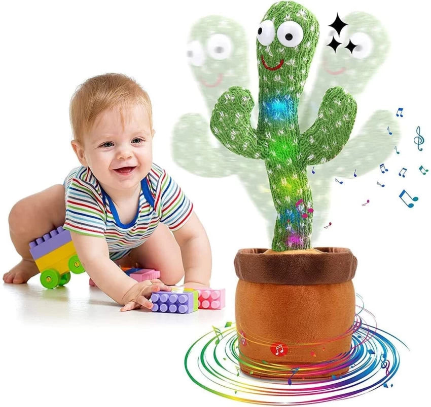 Dancing Cactus Toy for Toddlers & Kids – Interactive Music & Light-Up Fun!