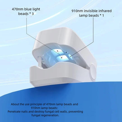 Digi Nail Fungus Removal Laser Device for Fungal Nail Treatment Blue Light Home Nail Salon