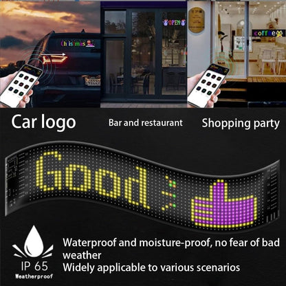 Flex LED Panel – Car LED Devil Eyes Display | 7"x3" USB 5V Matrix Panel