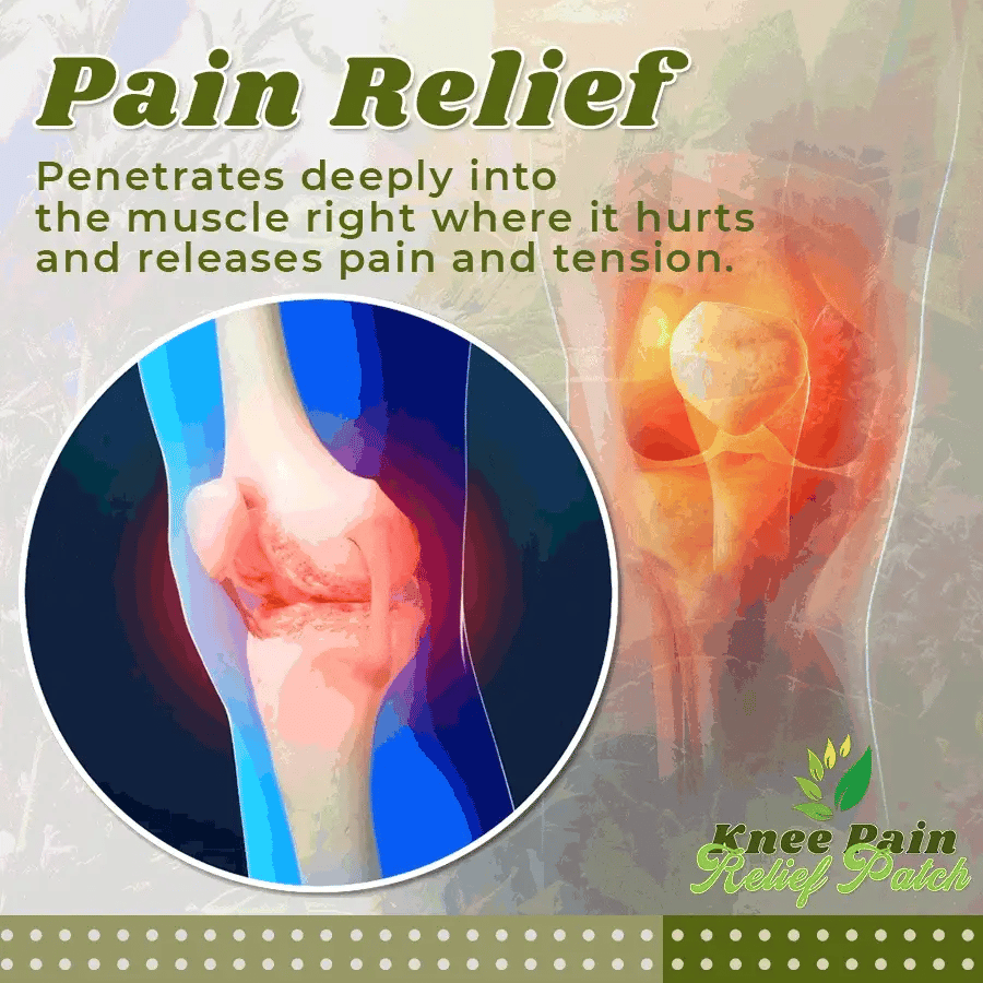 🌿 Herbal Pain Relief Knee Patches