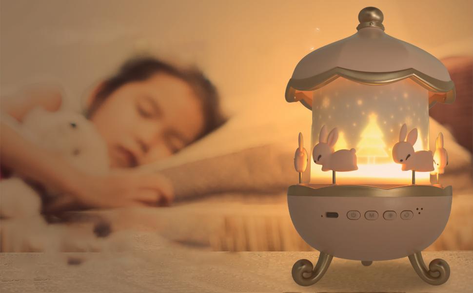 6 Films Projector Carousel Rotating Cabin Projector Lamp