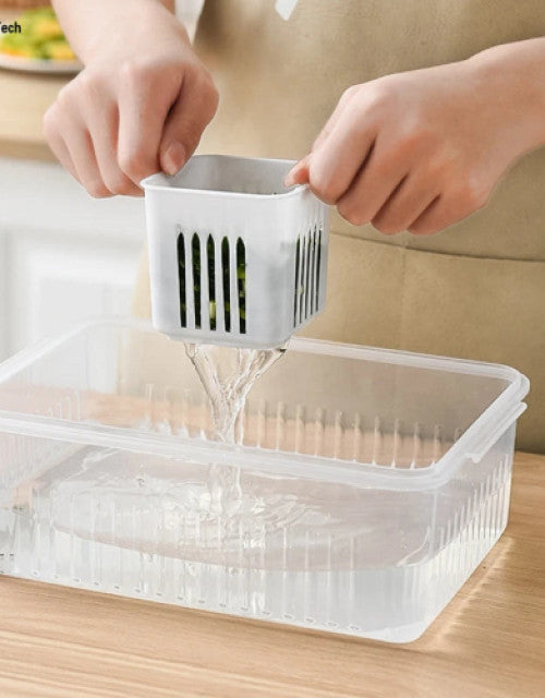 6-In-1  Food Storage Containers With Airtight Lids