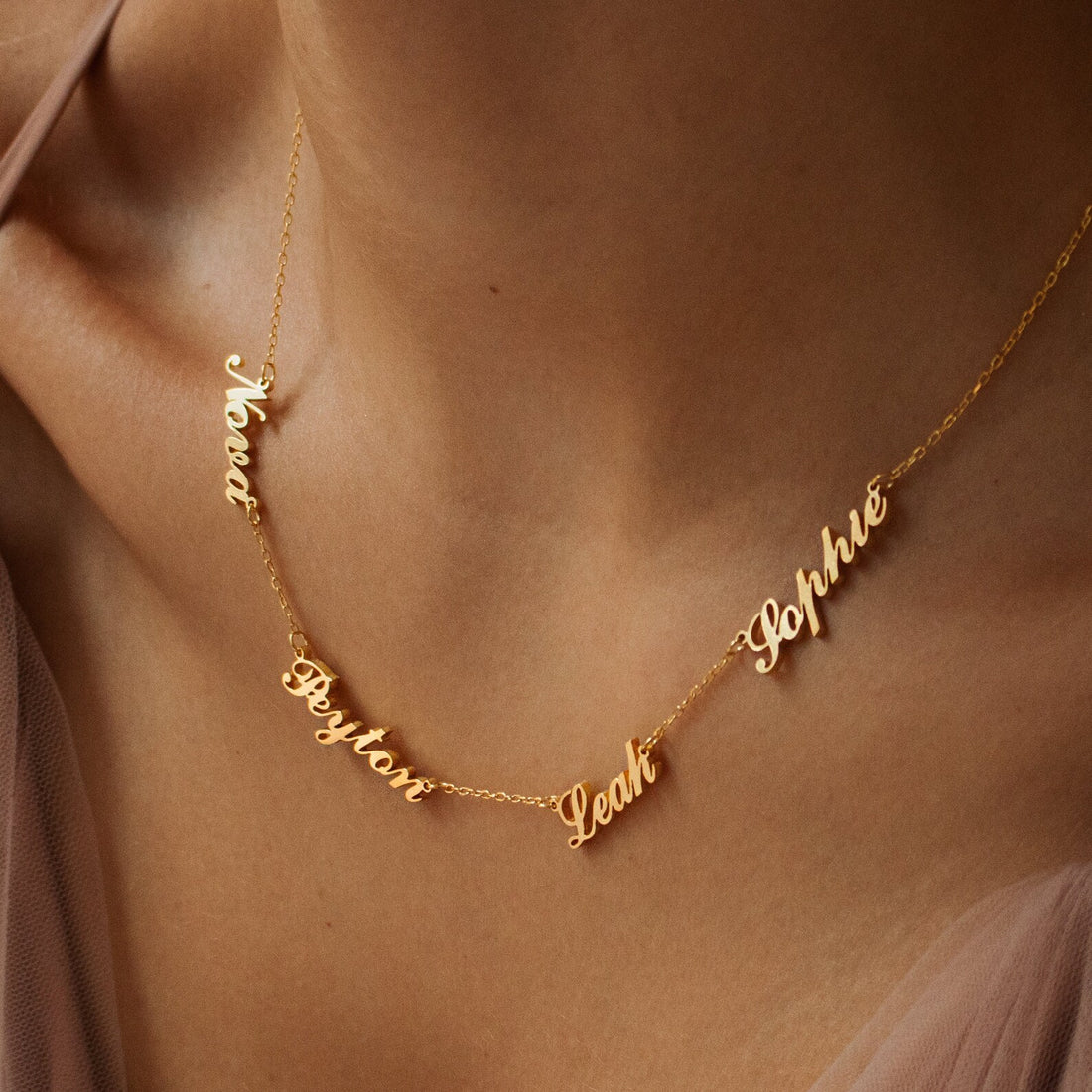 Multiple Name Necklace