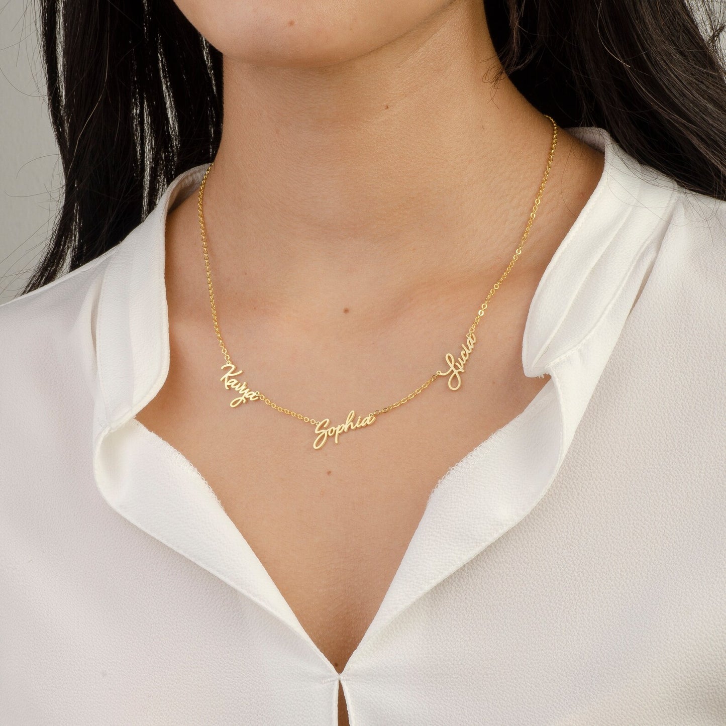 Multiple Name Necklace