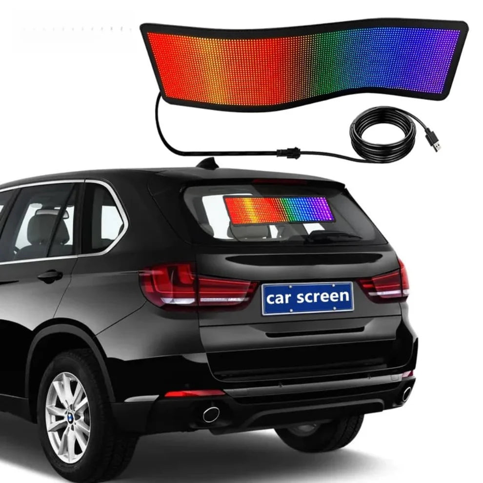 Flex LED Panel – Car LED Devil Eyes Display | 7"x3" USB 5V Matrix Panel