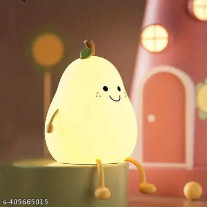 Night Light Pear Cute LED Nursery Nightlight Lamp